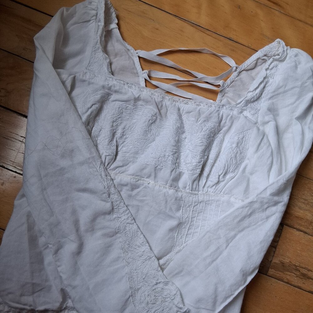 Frilly medieval princess style blouse